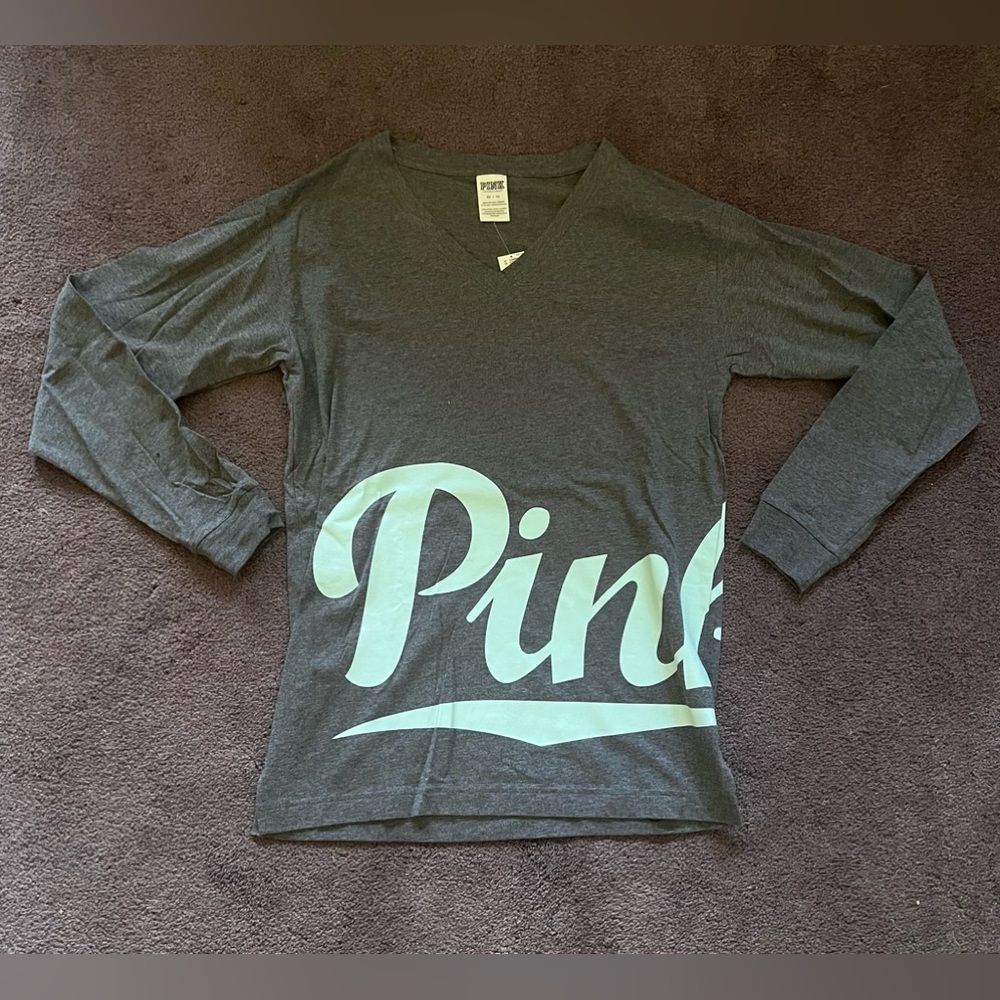 Victoria’s Secret PINK oversized long sleeve shirt